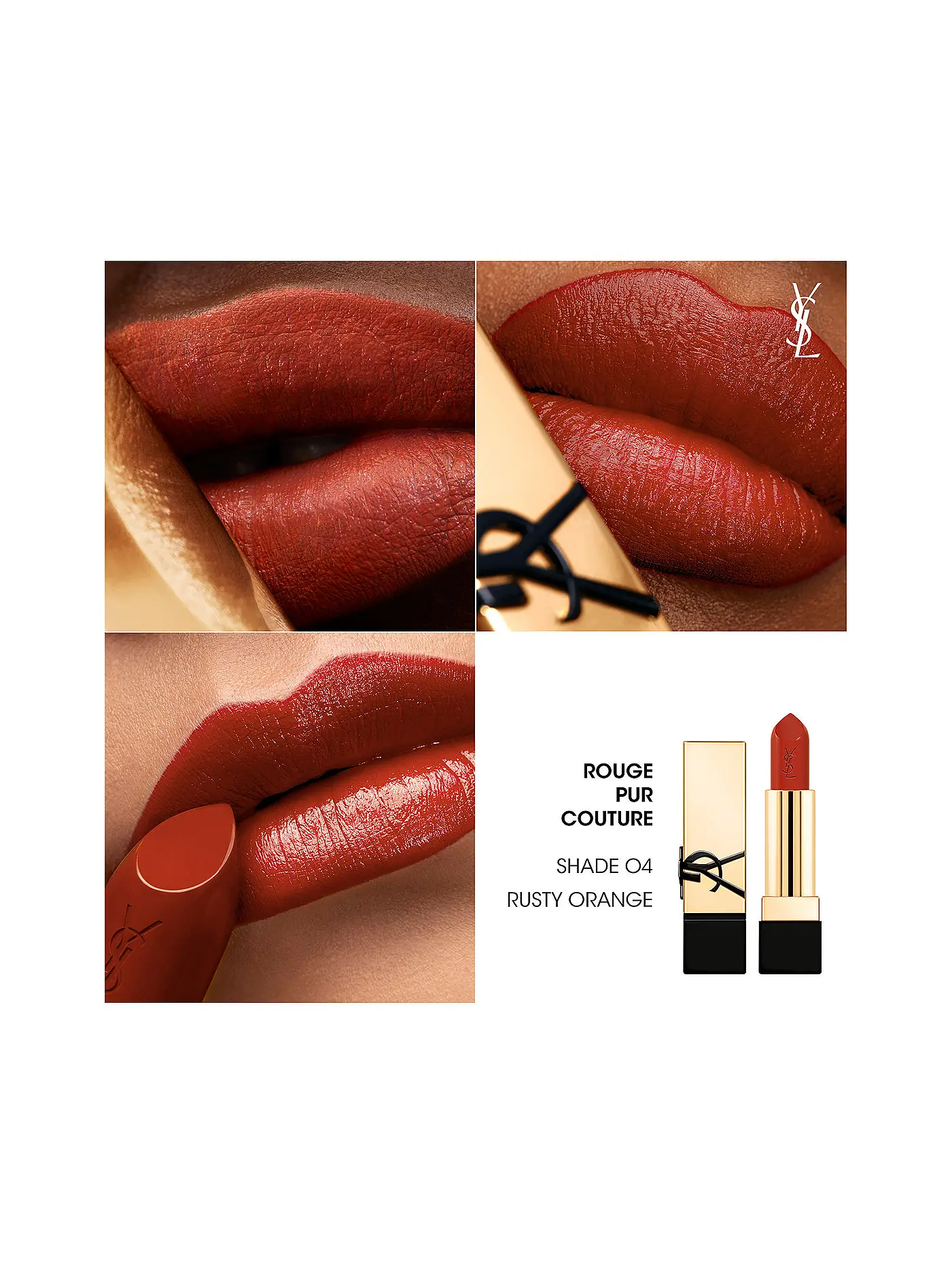 YVES SAINT LAURENT | Lippenstift - Rouge Pur Couture (R21) | dunkelrot